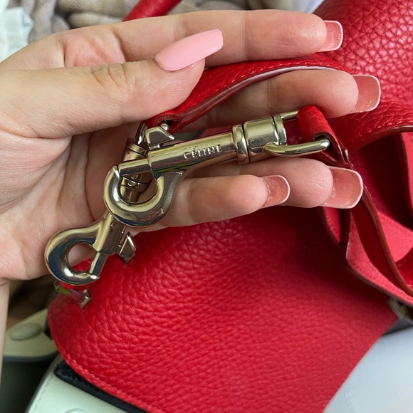 Celine trapeze with strap tricolor - Picture 9 of 13